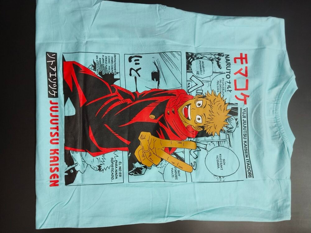 Anime Back printed oversized T shirts - Image 3