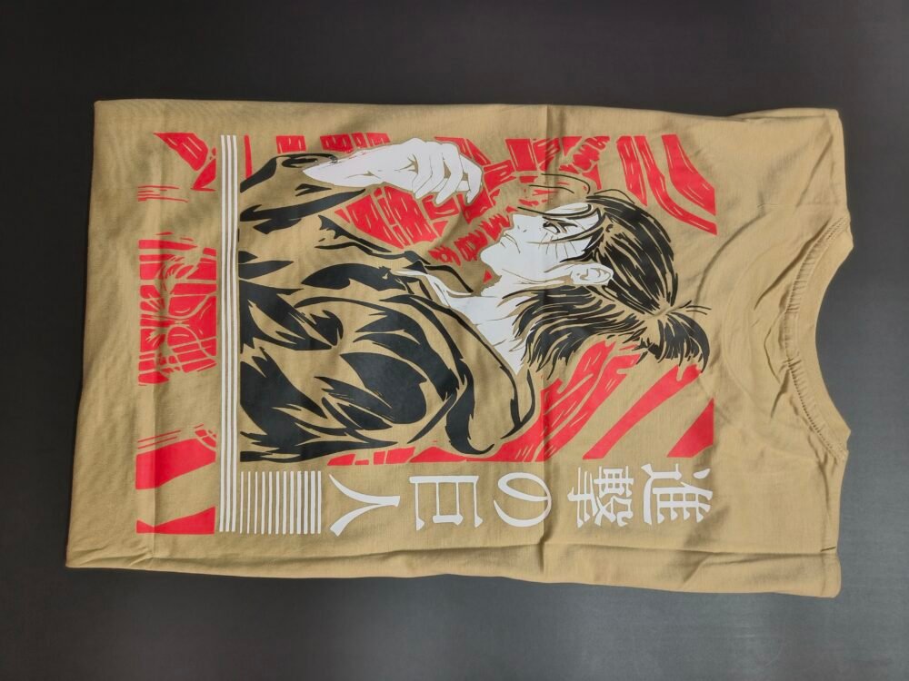 Anime Back printed oversized T shirts - Image 3