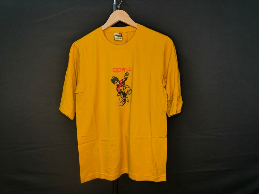 Anime Back printed oversized T shirts - Image 2