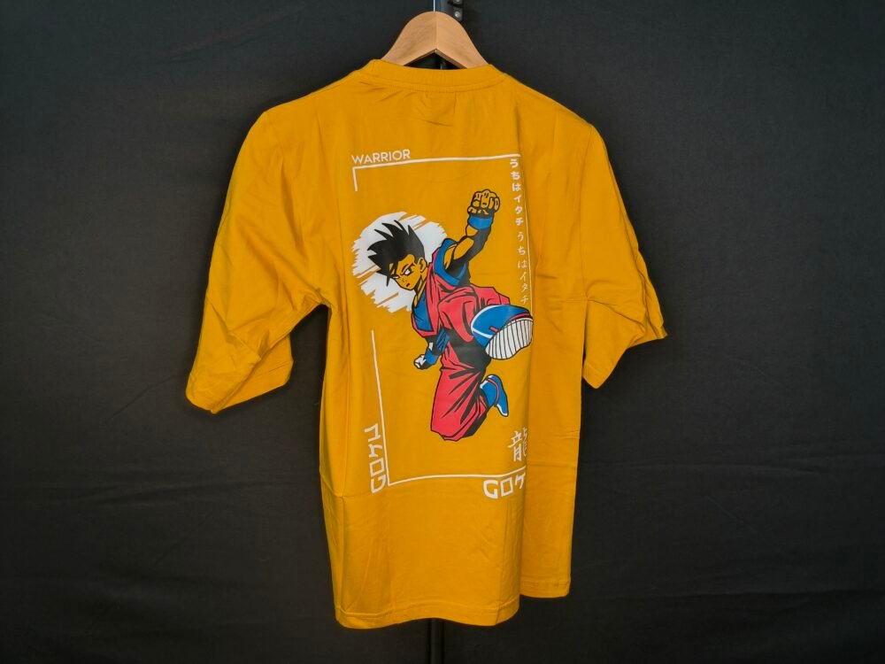 Anime Back printed oversized T shirts