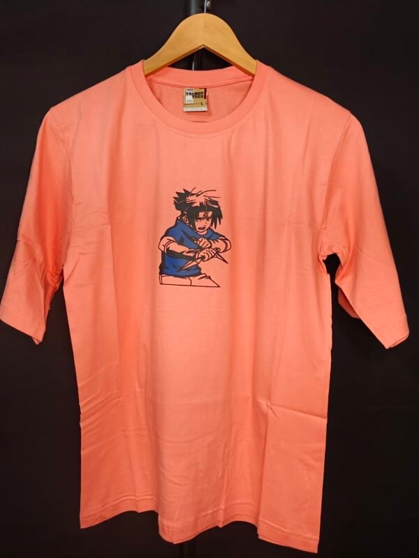 Anime Back printed oversized T shirts - L