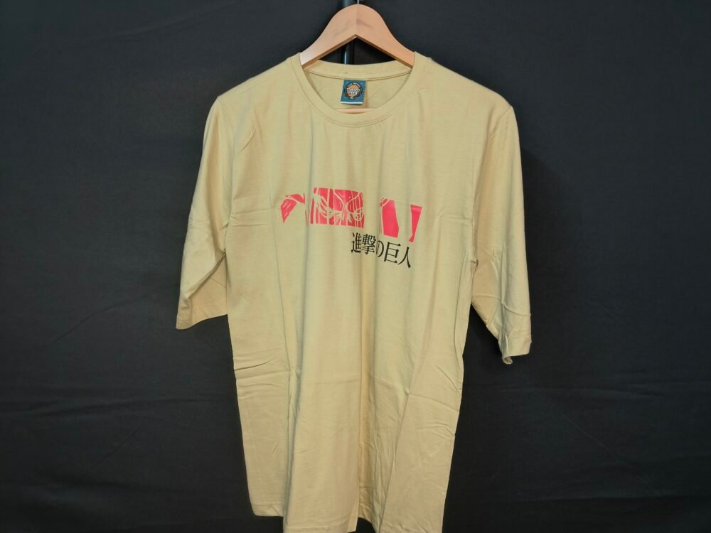 Anime Back printed oversized T shirts - Image 2