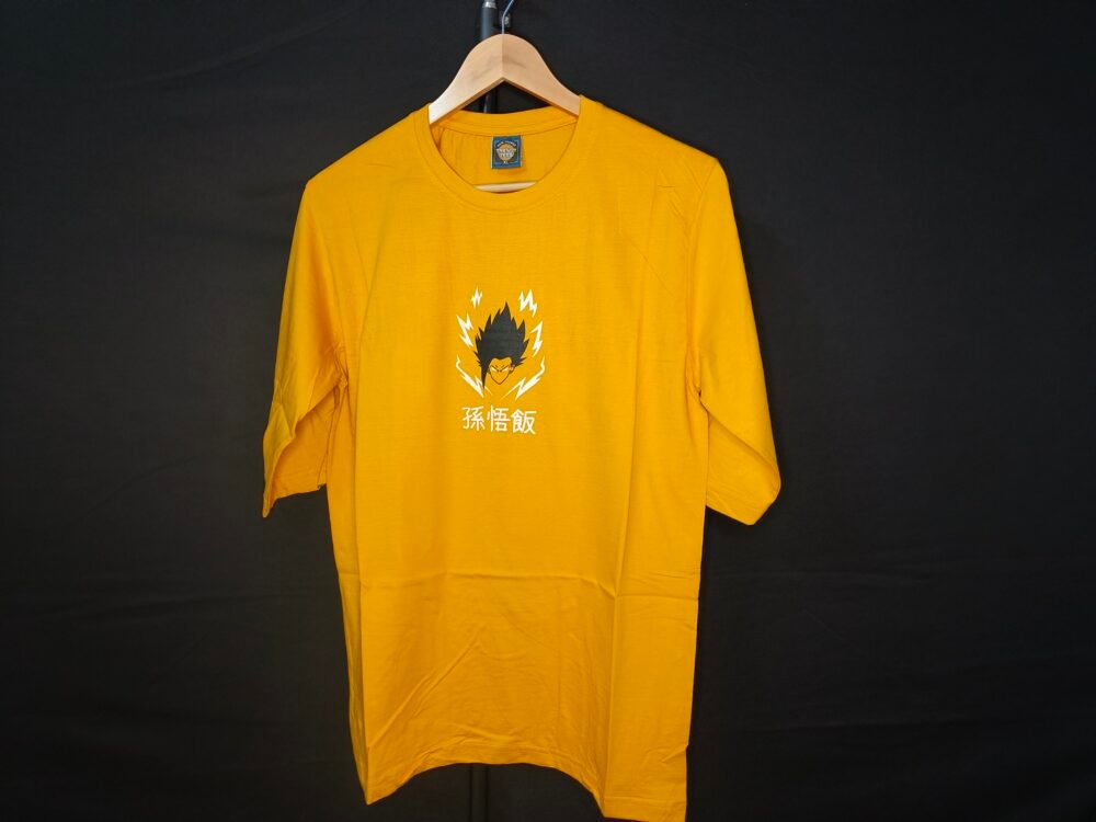 Anime Back printed oversized T shirts - Image 2