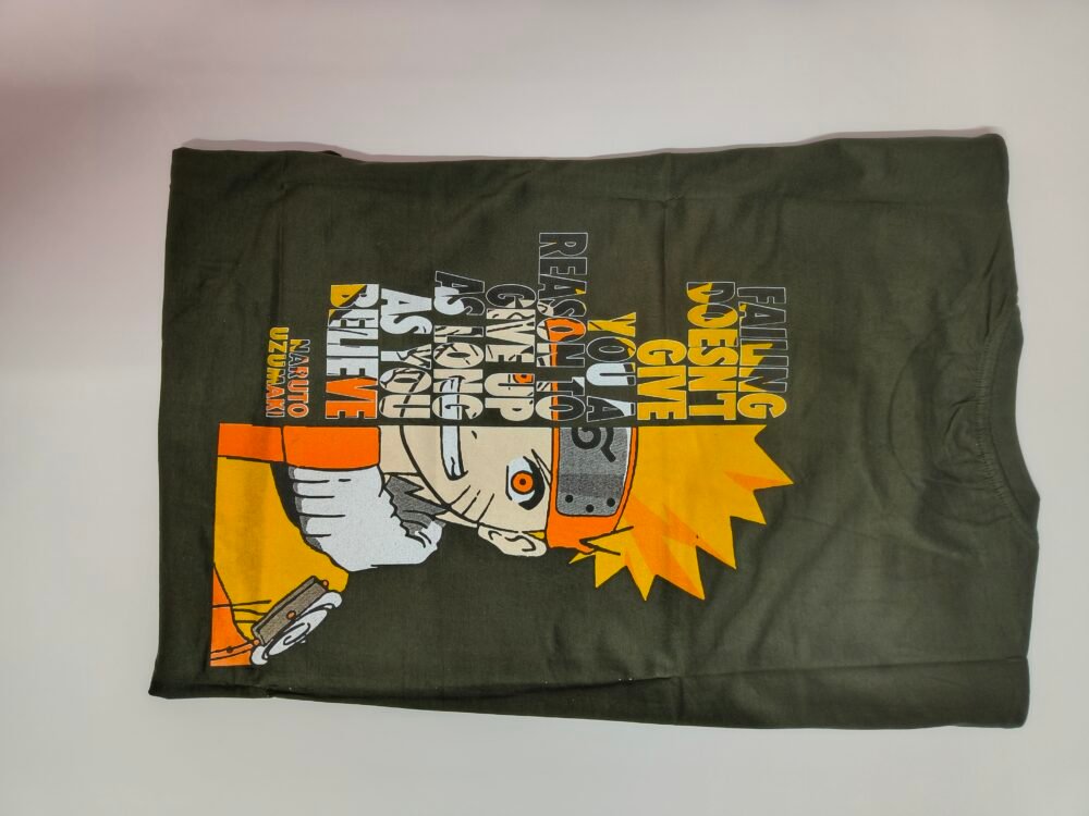 Anime Back printed oversized T shirts - Image 3