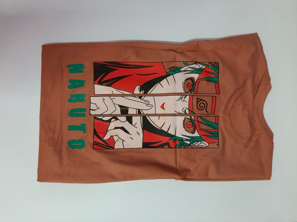 Anime Back printed oversized T shirts - Image 3