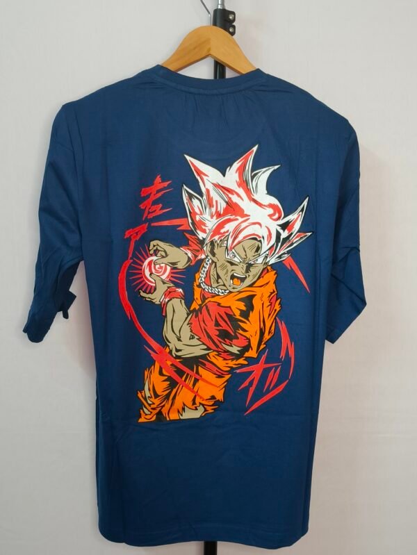 Anime Back printed oversized T shirts - 2XL