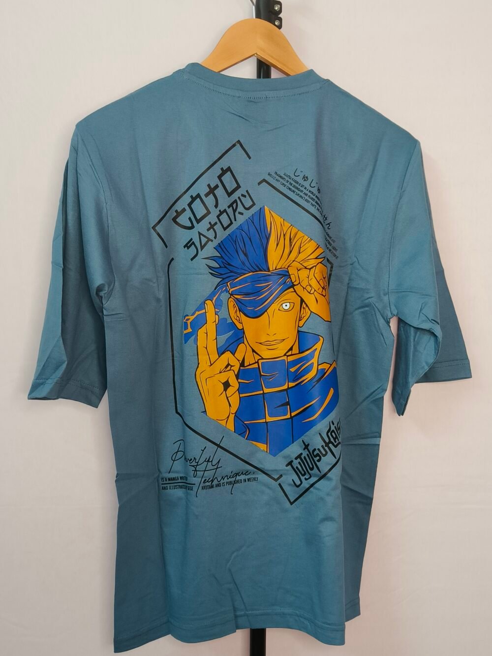 Anime Back printed oversized T shirts