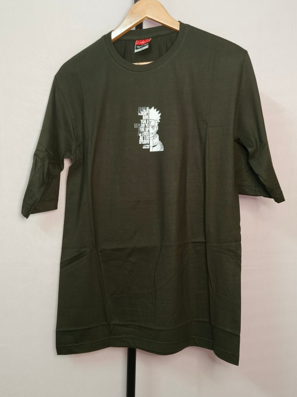Anime Back printed oversized T shirts - Image 2