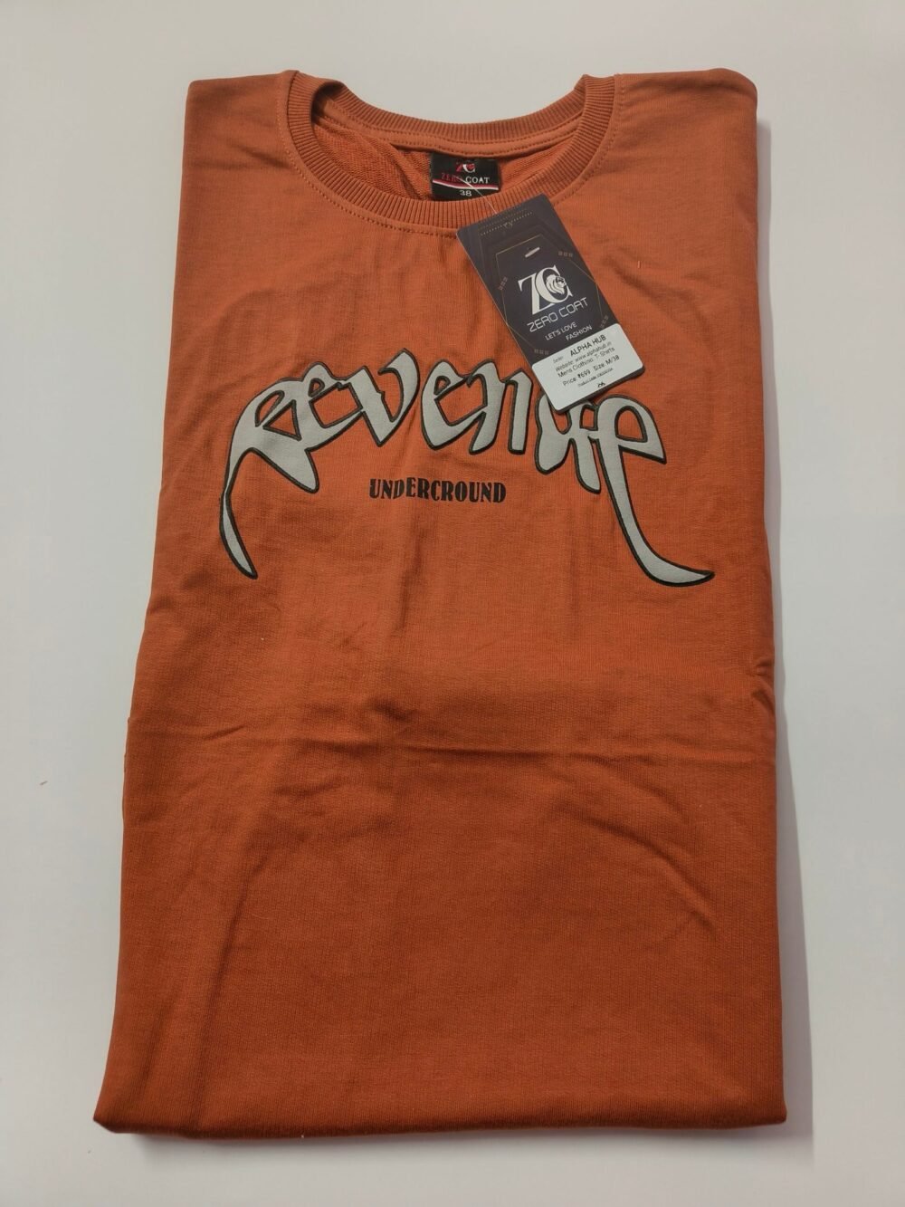 Men's Round neck printed T shirt - Image 4