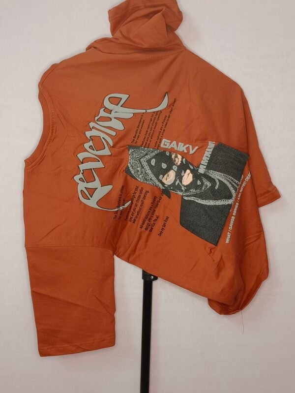Men's Round neck printed T shirt - M