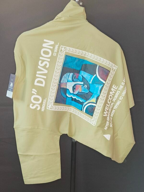 Men's Round neck printed T shirt - M