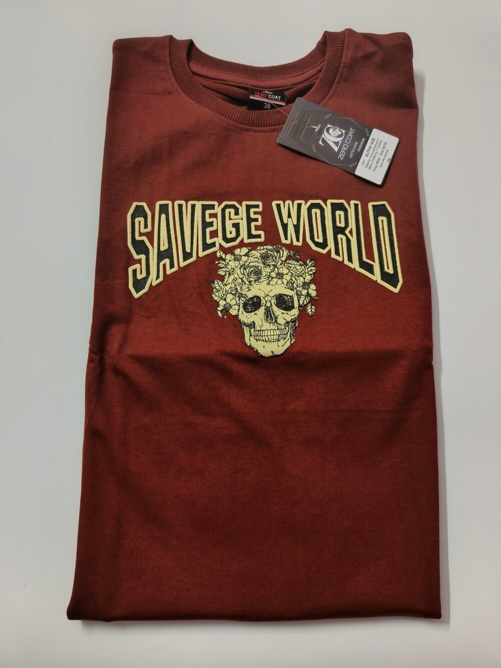 Men's Round neck printed T shirt - Image 4